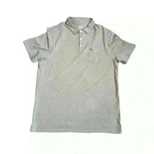 Vineyard Vines Edgartown Polo Brown Short Sleeve Pima Cotton Mens Size Large